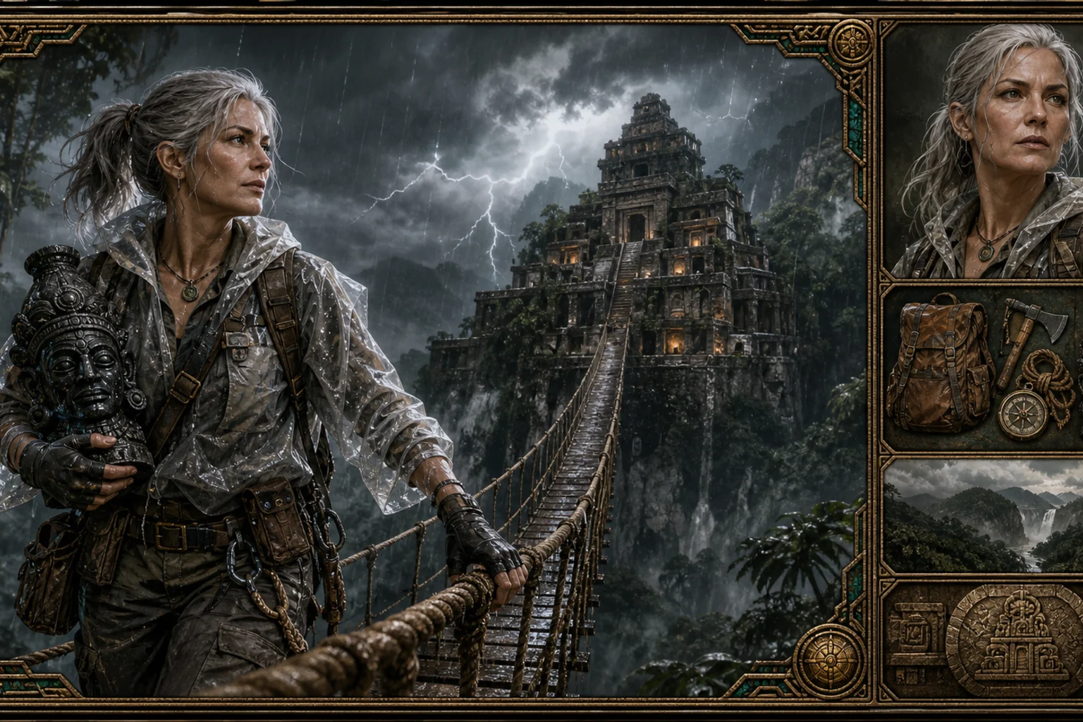 Adventure character card generated from a portrait 6
