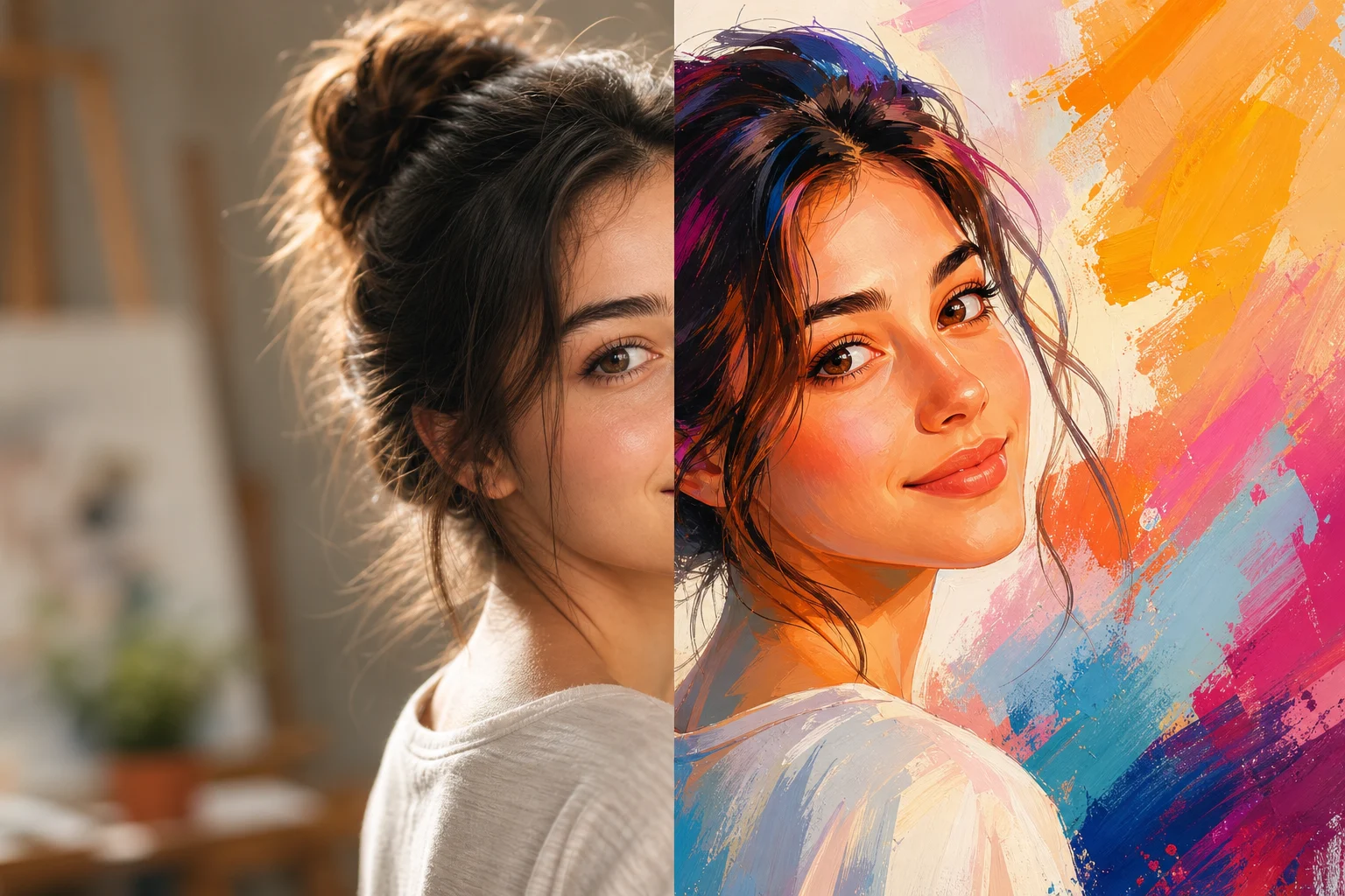 AI digital art portrait 1
