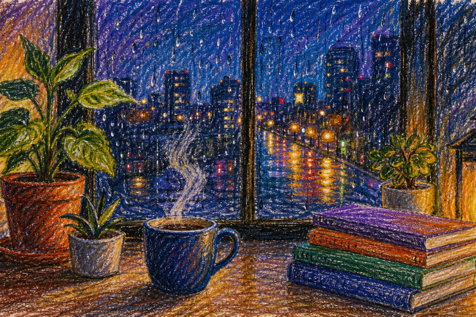 AI crayon drawing 5