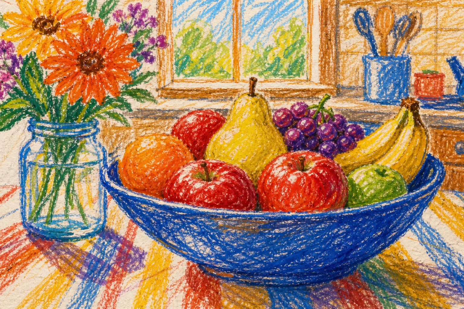 AI crayon drawing 6