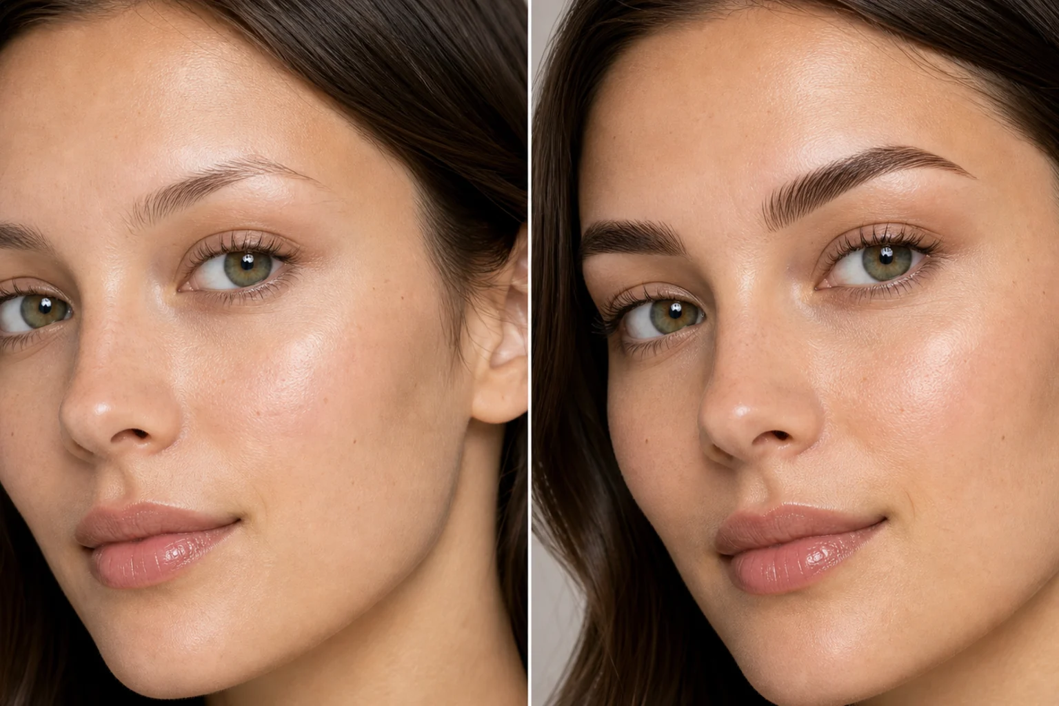 AI eyebrow filter preview 1