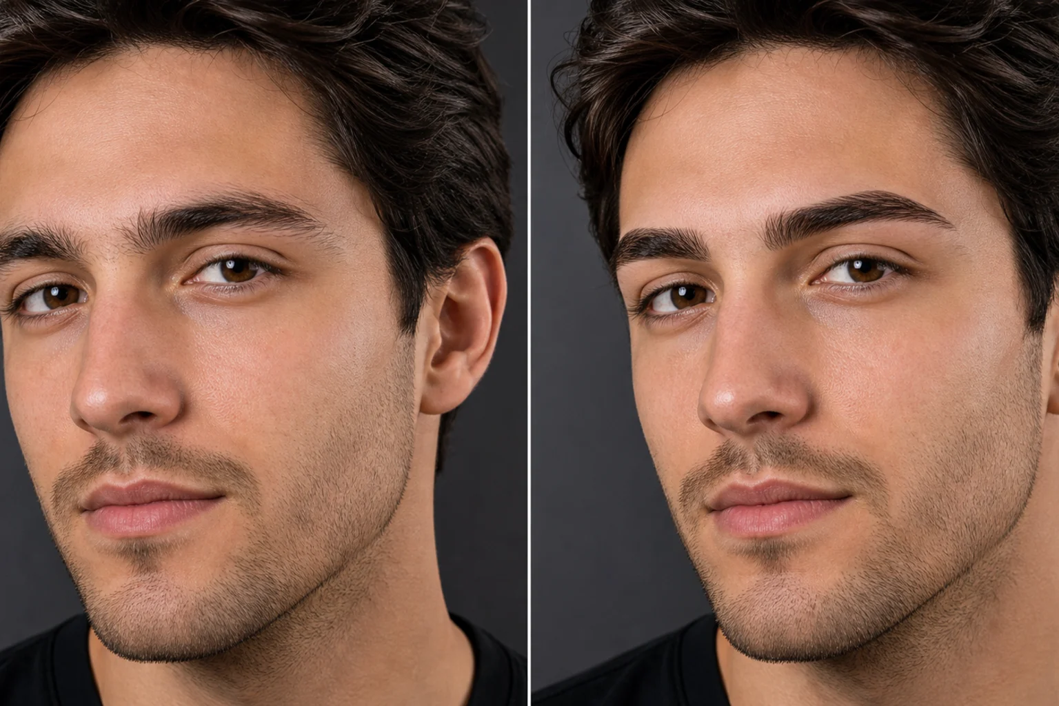 AI eyebrow filter preview 2