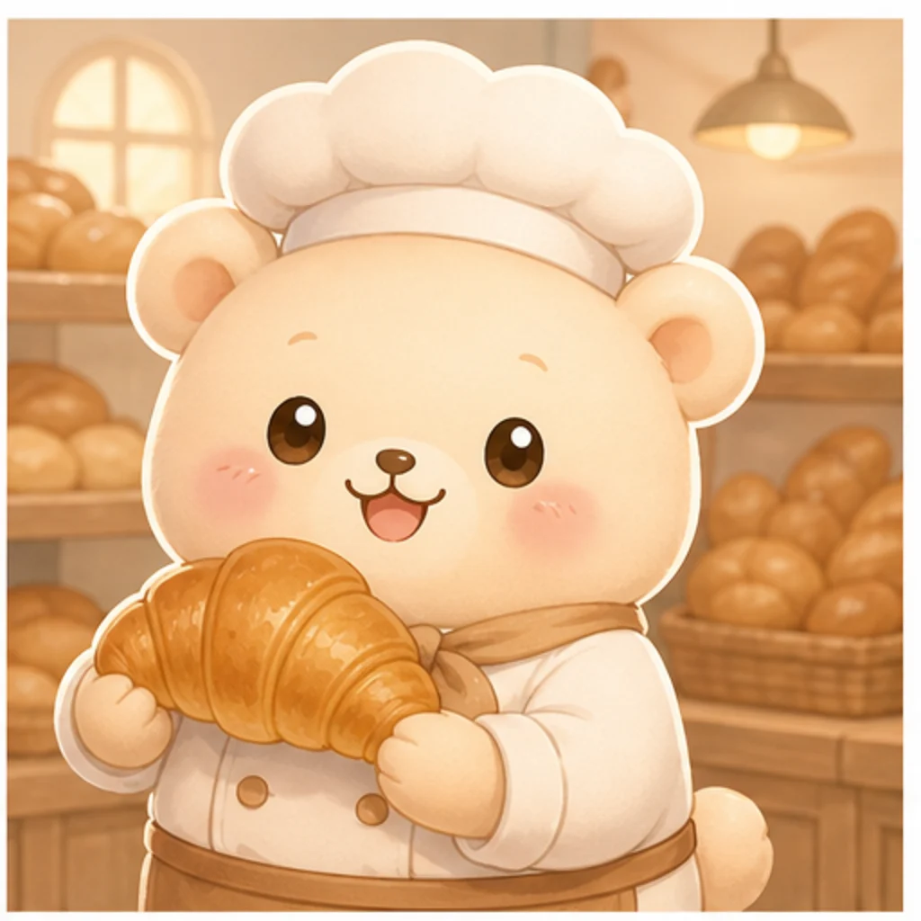 Cute Bakery Mascot