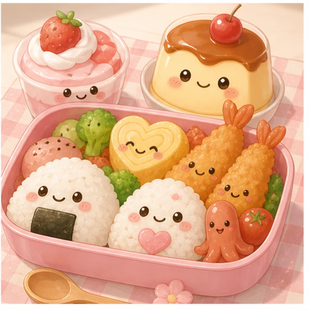 Kawaii Food Illustration