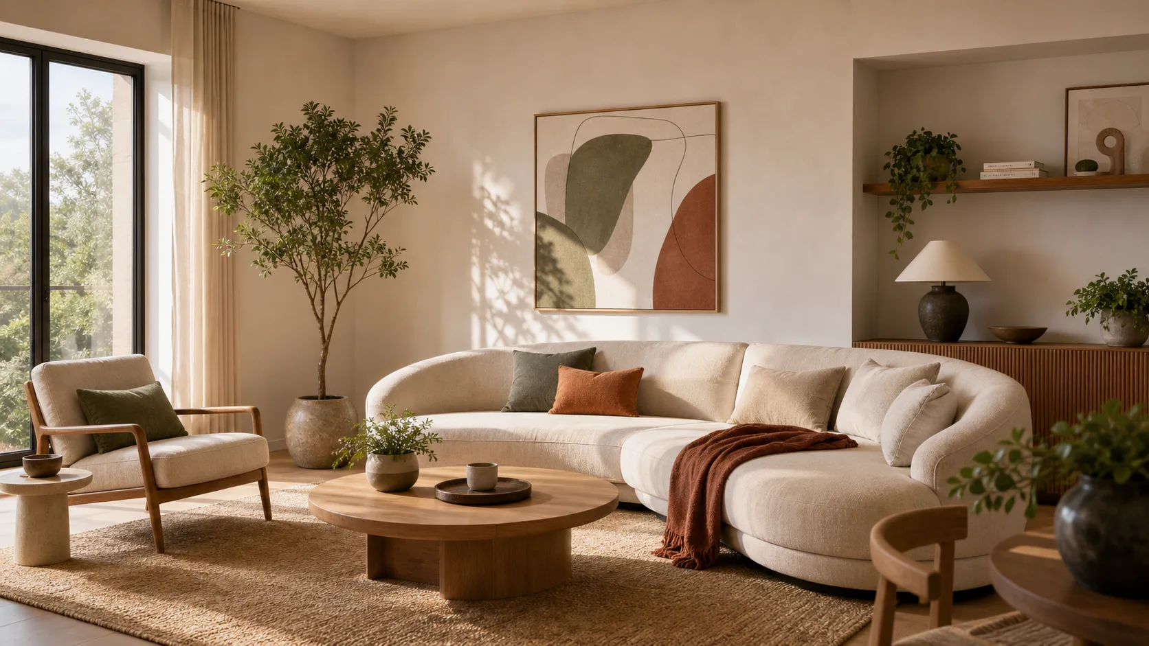 Warm interior render