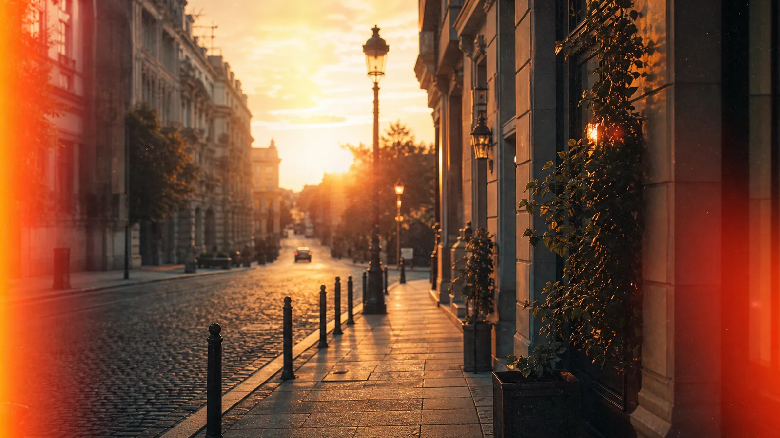 Cinematic light leak