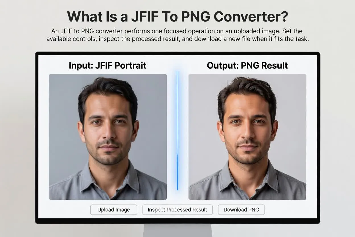 Ejemplo previsto de definición de JFIF a PNG